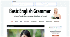 Desktop Screenshot of basic-english-grammar.com