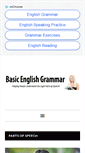 Mobile Screenshot of basic-english-grammar.com