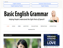 Tablet Screenshot of basic-english-grammar.com